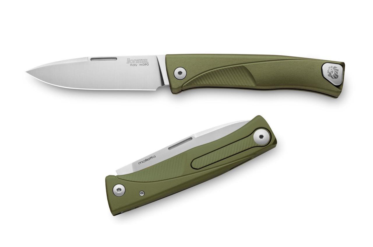 Lionsteel Thrill Aluminium Green Çakı