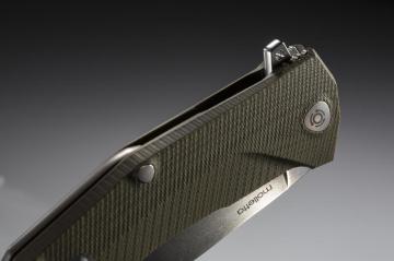 Lionsteel KUR G10 Green handle Çakı