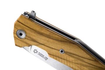 Lionsteel KUR Wood Olive wood handle Çakı