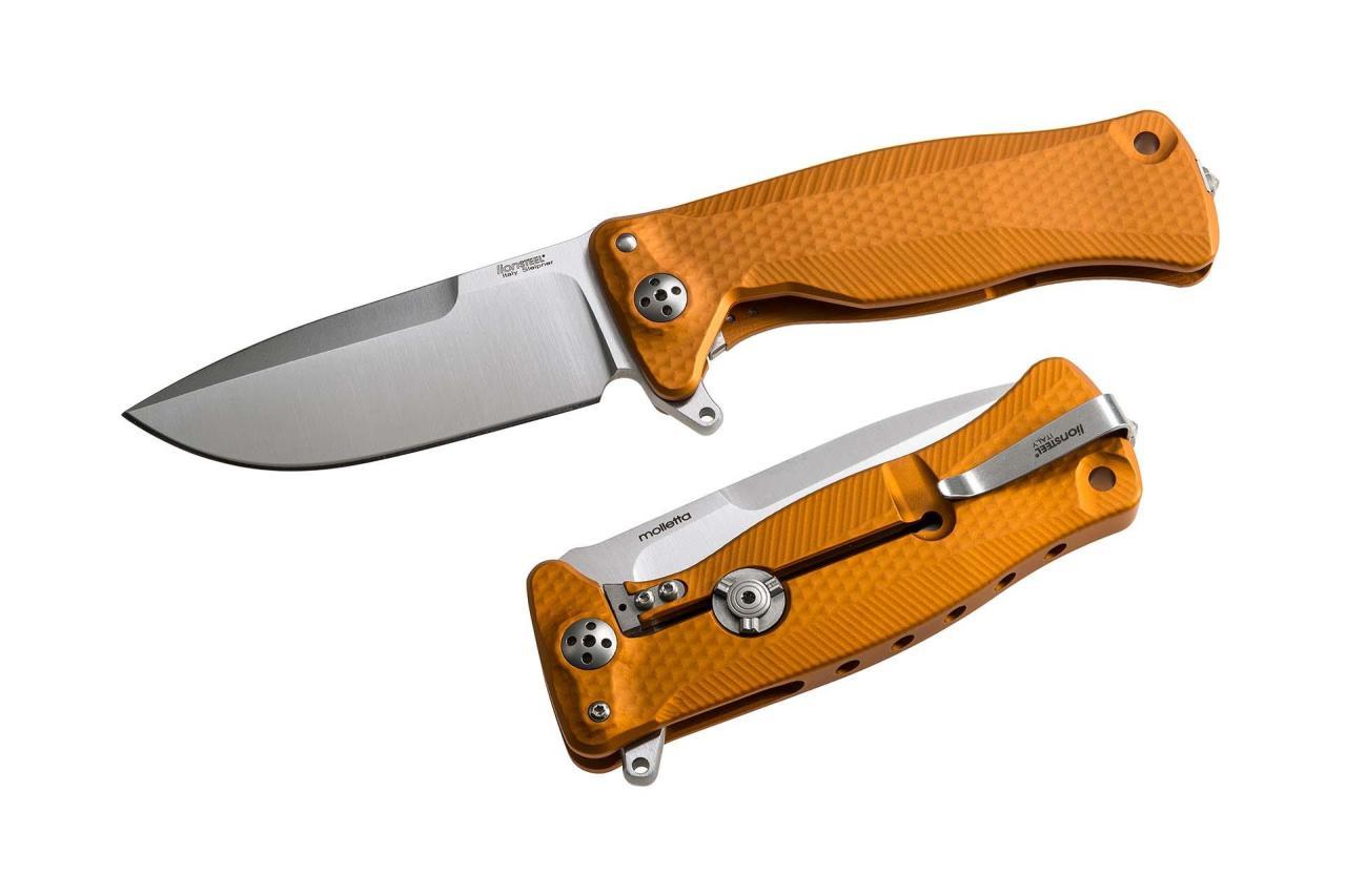 Lionsteel SR11 Aluminum Orange Çakı