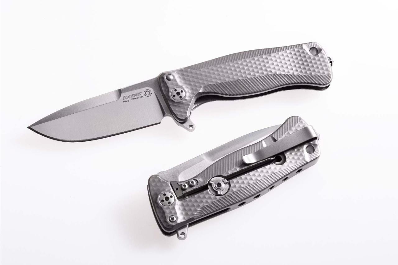 Lionsteel SR22 Titanium Grey Çakı