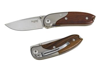 Lionsteel Mini with clip Santos wood Çakı