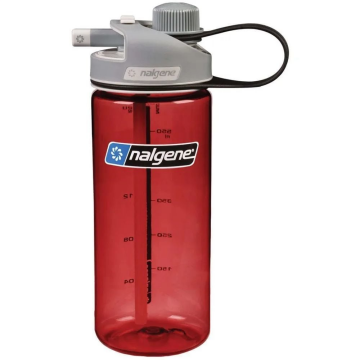 Nalgene MultiDrink, Red w/ Gray Cap, Sustain Suluk