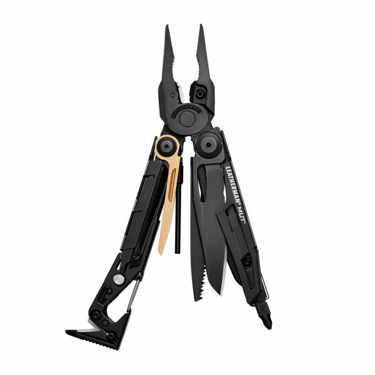 Leatherman Mut Black Yeni Seri Multitool – Yeşil Molle Kılıflı +Uzatıcı Dahil