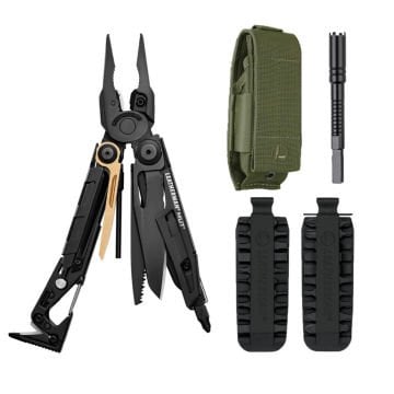 Leatherman Mut Black Yeni Seri Multitool Full Set Yeşil Kılıflı