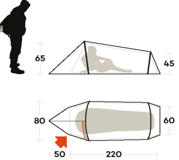 Ferrino Sling 1 Kişilik Ultralight 1 Kg Çadır Yeşil MZ