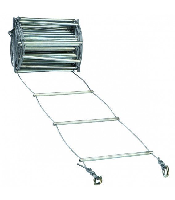 Fixe Step 200 Ladder Çelik Dağ Merdiveni 10 m. (20 cm) Silver