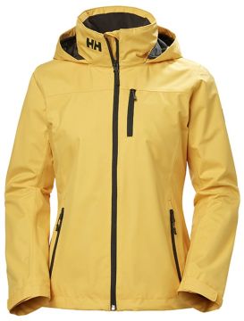 Helly Hansen W Crew Hooded Midlayer Jacket Kadın Ceket Honeycomb Sarı