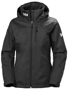 Helly Hansen W Crew Hooded Midlayer Jacket Kadın Ceket Black Siyah