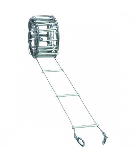 Fixe Ladder Çelik Dağ Merdiveni 10 m. (12,5 cm) Silver