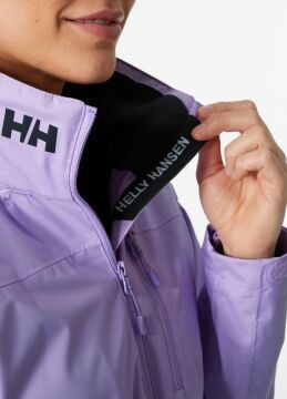 Helly Hansen W Crew Hooded Midlayer Jacket Kadın Ceket Heather Lila