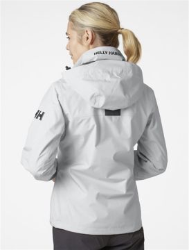 Helly Hansen W Crew Hooded Midlayer Jacket Kadın Ceket Grey Fog