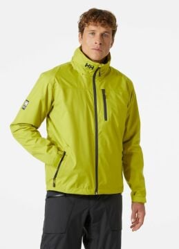 Helly Hansen Crew Hooded Midlayer Jacket Erkek Ceket Bright Moss Yeşil HHA.33874