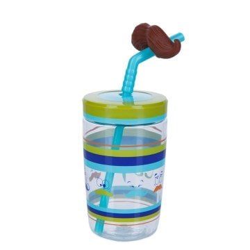 Contigo Bueno Funny Straw Lıps Çocuk Suluk 420 ml 2094993