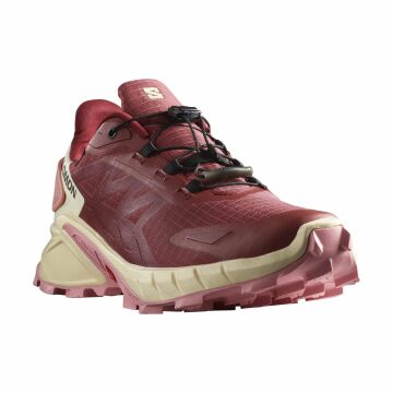 Salomon Supercross 4 Gore-Tex Kadın Patika Koşu Ayakkabısı Hide/Syrah/Blush L47316800