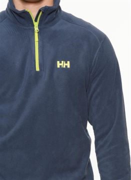 Helly Hansen Mount Fleece Half Zip Erkek Polar Deep Steel