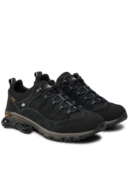 Lomer Italy Sella II MTX Waterproof Vibram Süet Deri Erkek Ayakkabı OffBlack Siyah