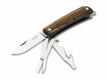 Böker Plus Mini Tech Tool 4 Zebrawood Çakı