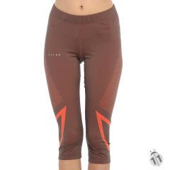 Falke Ergonomik Hot Red DryFit Koşu Fitness Yoga Yürüyüş 3/4 Spor Taytı