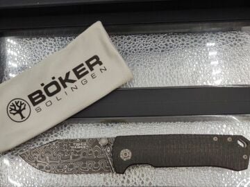 Böker Manufaktur Tiger-Damascus Çakı