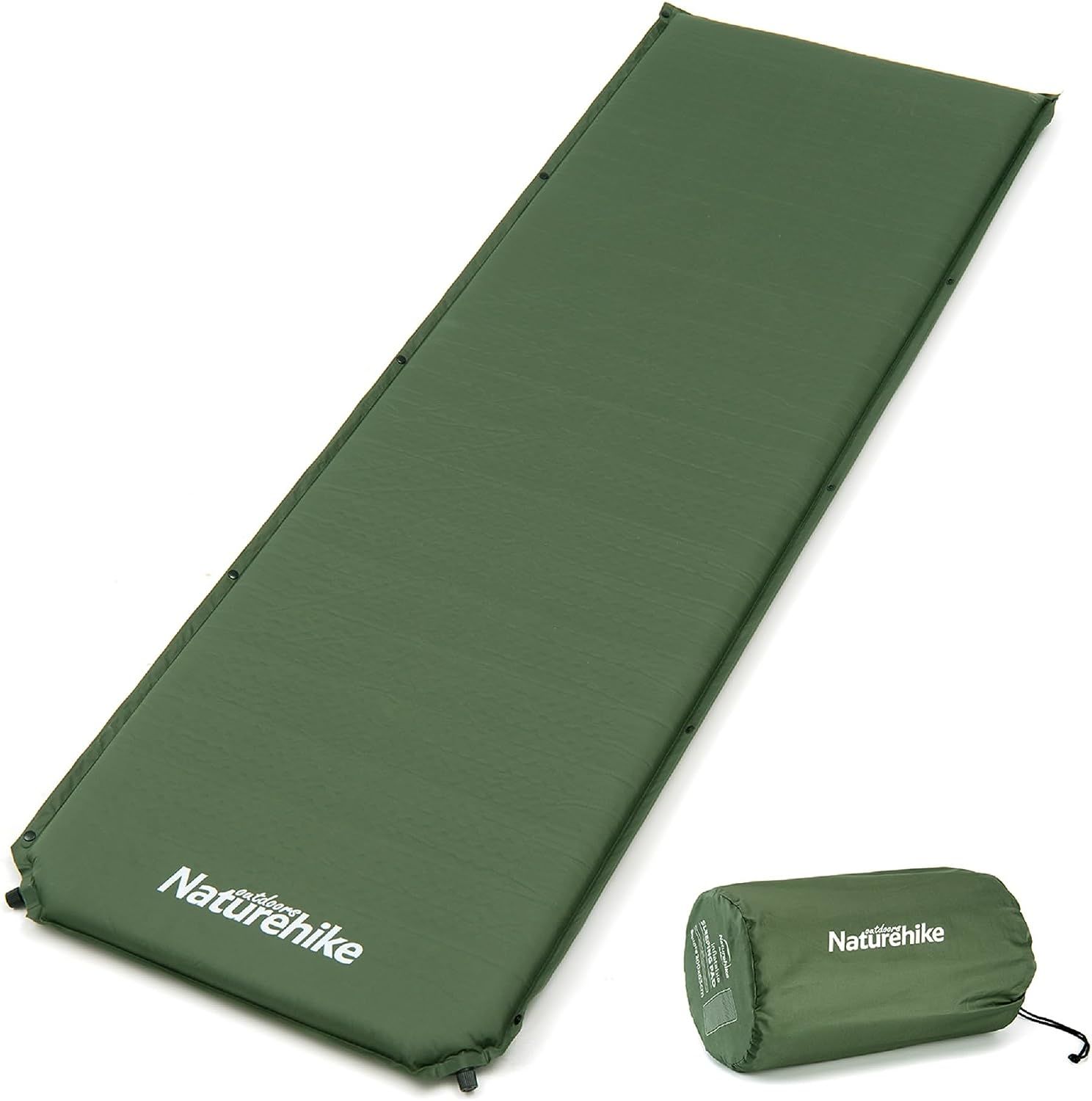 Naturehike Yeşil Geniş Tek Kişilik 200x63x5cm Otomatik Şişme Mat NH20DZ003