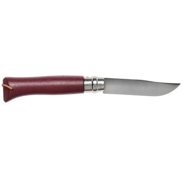 Opinel Inox Trekking 8 No Paslanmaz Çelik Çakı (Bordo)