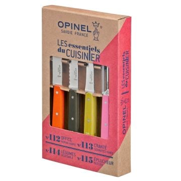 Opinel Essential Küçük Mutfak Bıçağı Seti Renkli