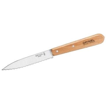 Opinel Essential No:113 Paslanmaz Çelik Tırtıklı Soyma Bıçağı