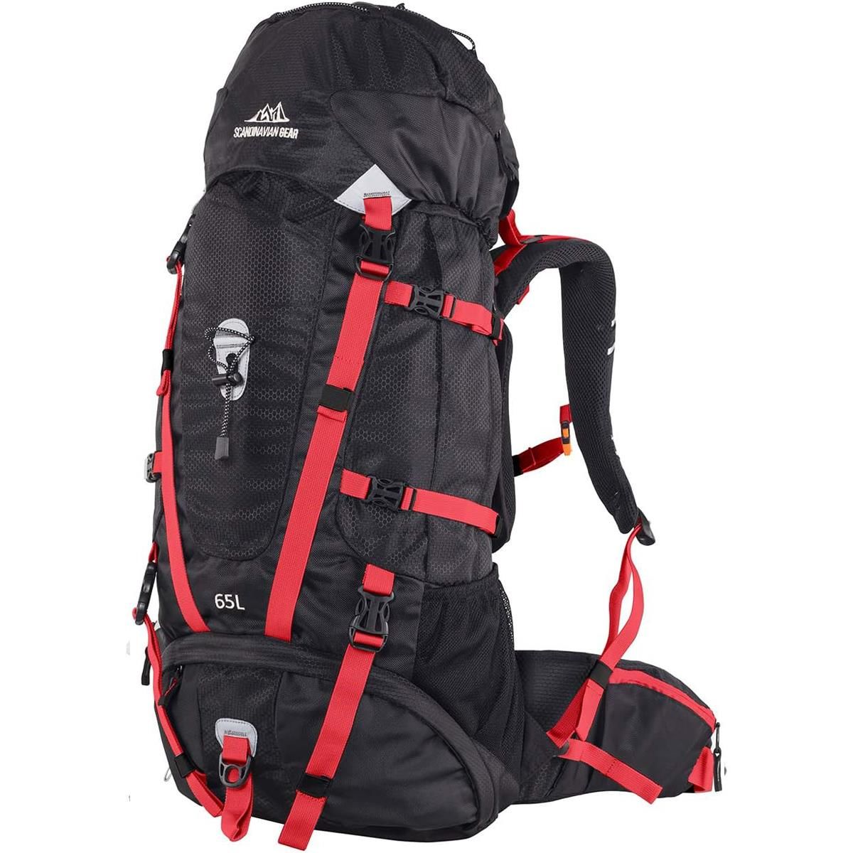 QuickUP Hiking Sırt Çantası 65 Litre-SİYAH