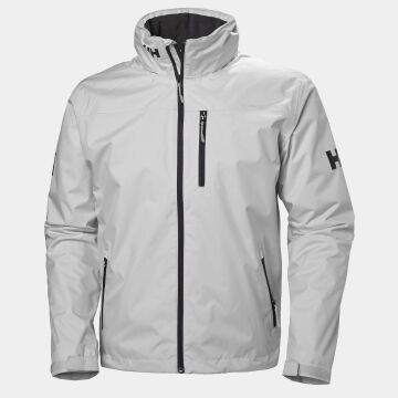 Helly Hansen Crew Hooded Midlayer Jacket Erkek Ceket Grey Fog Gri