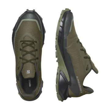 Salomon ALPHACROSS 5 GTX Erkek Outdoor Ayakkabı Olive Deep Haki L47310300