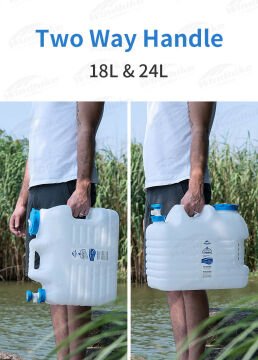 Naturehike Musluklu Taşınabilir 24 Litre Çok Amaçlı Kamp Su Bidonu NH16S024-T