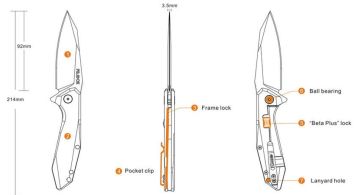 RUIKE P135-SF ÇAKI