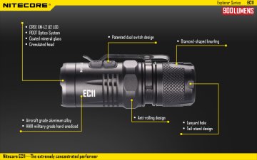 NITECORE EC11 900 LUMEN EL FENERI