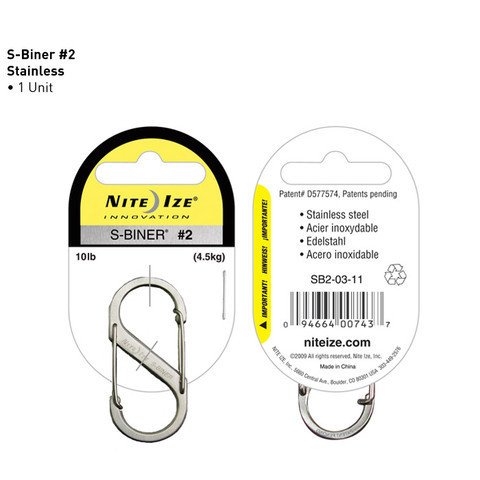 Nite-ize S-Biner Size 2 Stainless