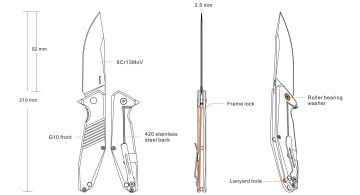 RUIKE D191-B ÇAKI