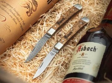 Böker Manufaktur Trapper Asbach Uralt Damascus Çakı