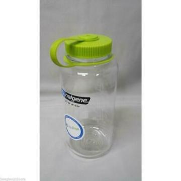 Nalgene 32oz WM Clear / Green Cap Tritan Suluk