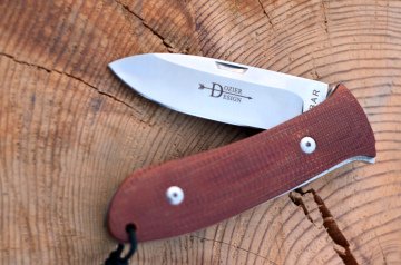 Ka-Bar Micarta Dozier Design Folding Çakı