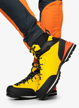 Garmont Italy Ascent Goretex Vibram Taban Bot Yarı Otomatik Krampon Uyumlu Yellow