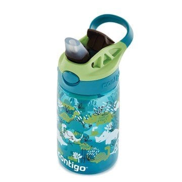 Contigo Gizmo Flip Tek El Bas İç Emzikli Çocuk Su Matarası Dino 420ml