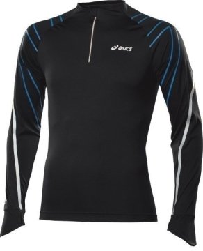 Asics Termal Outdoor Koşu Siyah Uzun Kol T-shirt