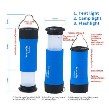 NatureHike CREE R2 LED Zoomable Turuncu Çadır Kamp Lambası