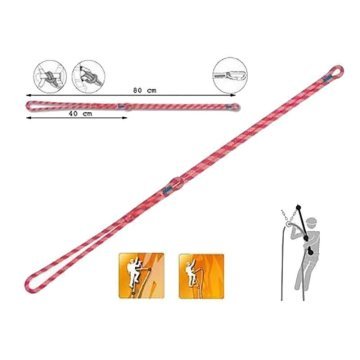 BEAL LONGE DYNACONNEXION LANYARD 40-80CM