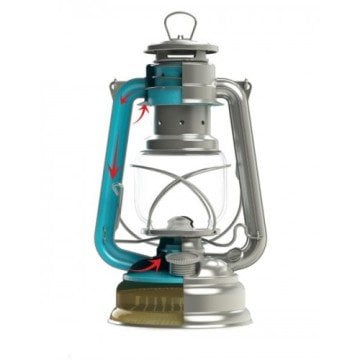 Feuerhand Hurricane Lantern 276 Gemici Feneri White