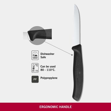 Victorinox 6.7433 SwissClassic 8cm Tırtıklı Soyma Bıçağı