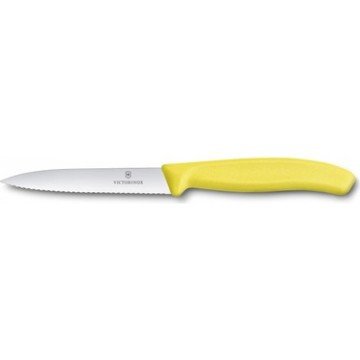 Victorinox 6.7736.L8 SwissClassic 10cm Tırtıklı Soyma Bıçağı