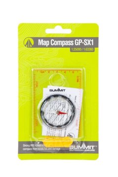 Summit Pusula Boyun Askılı Map Compass GP-SX1 Transparent