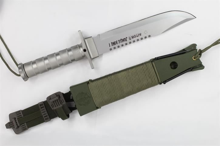 Aitor Taktik JUNGLE KING I Hayatta Kalma Bushcraft Bıçağı