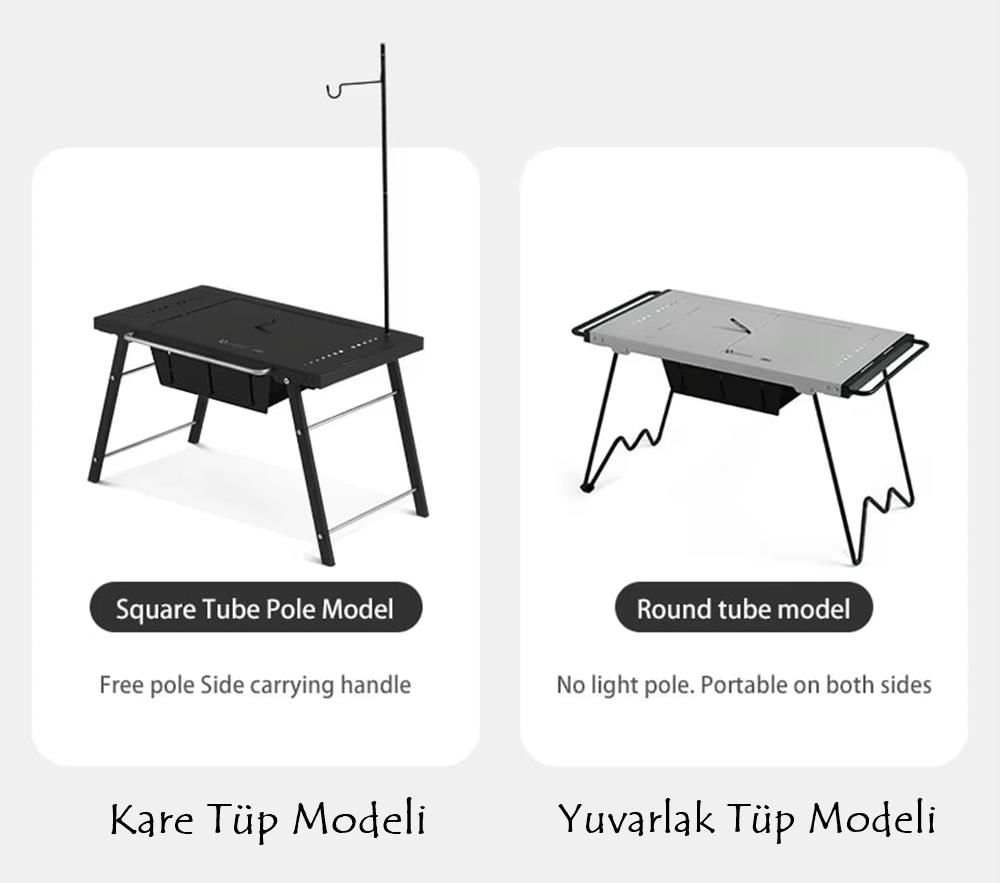 Naturehike Multifunctional Travel Barbecue + Katlanabilir Masalı